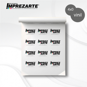 Adesivo Branco Adesivo vinil 010  4x0 Impressão solvente UltraChrome GS3 Epson  
