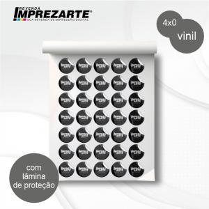 Adesivo com recorte laminado Adesivo vinil Largura definida (grade montada) 4x0 Impressão solvente UltraChrome GS3 Epson  